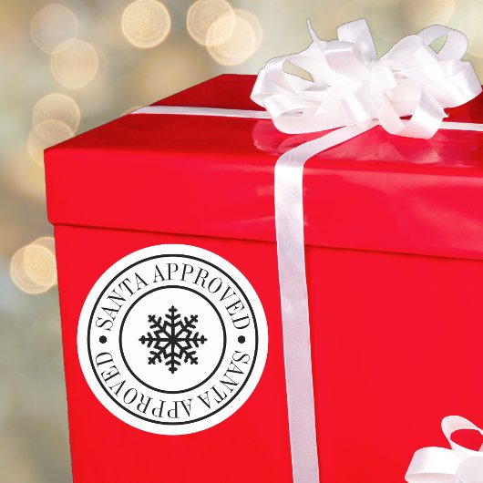 Weihnachtsgeschenke Runder Aufkleber
