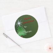 Weihnachtsgeschenke Runder Aufkleber (Umschlag)