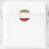 Weihnachtsgeschenke Runder Aufkleber (Tasche)