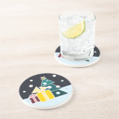 Weihnachtsgeschenke Sandstein Untersetzer (Seite)