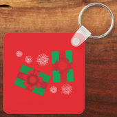 Weihnachtsgeschenke Schlüsselanhänger (Rückseite)