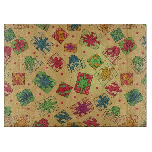 Weihnachtsgeschenke Schneidebrett (Vorderseite)