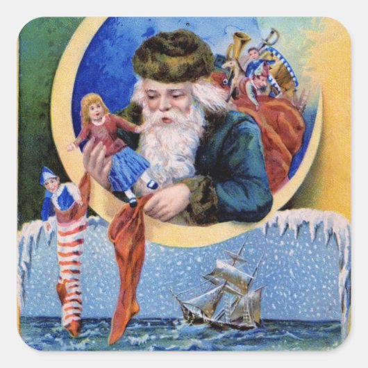 Weihnachtsgeschenke Stickers (Vorderseite)