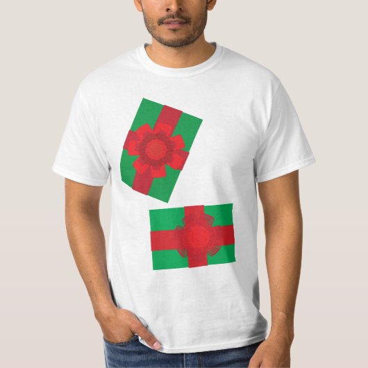 Weihnachtsgeschenke T-Shirt (Vorderseite)