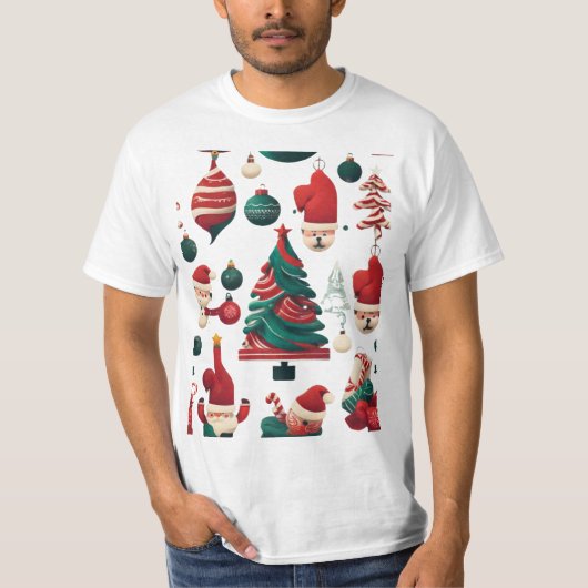 Weihnachtsgeschenke T-Shirt (Vorderseite)