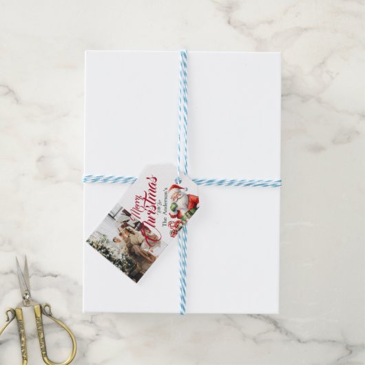 Weihnachtsgeschenke Tag Personalisierte Geschenkta Geschenkanhänger (Mit Garn)