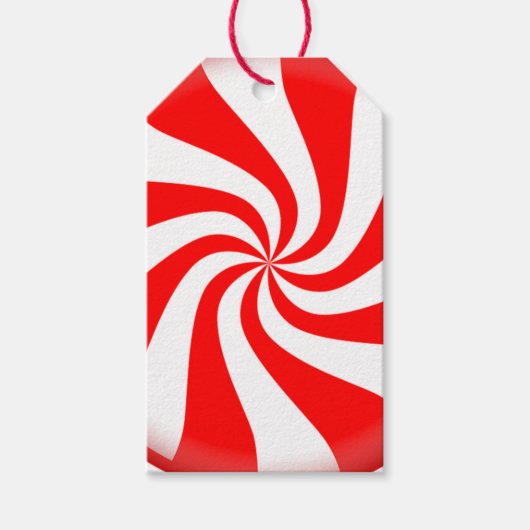 Weihnachtsgeschenke Tags/Candy-Drehung Geschenkanhänger (Vorderseite)