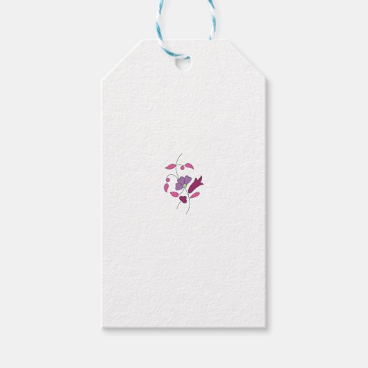 Weihnachtsgeschenke Tags | Custom Holiday Labels Geschenkanhänger (Vorderseite)