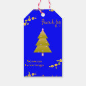 Weihnachtsgeschenke Tags Frohe Festtage Freude Geschenkanhänger (Vorderseite)