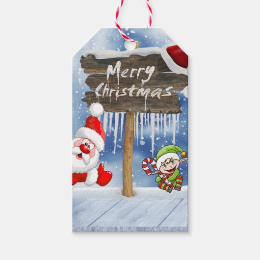 Weihnachtsgeschenke Tags Geschenkanhänger (Vorderseite)