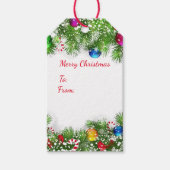 Weihnachtsgeschenke Tags Geschenkanhänger (Vorderseite)