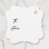 Weihnachtsgeschenke Tags Geschenkanhänger (Rückseite)