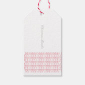 Weihnachtsgeschenke Tags Geschenkanhänger (Vorderseite)