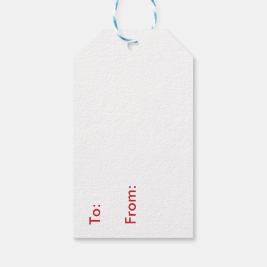 Weihnachtsgeschenke Tags Geschenkanhänger (Rückseite)