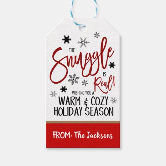Weihnachtsgeschenke Tags Geschenkanhänger (Vorderseite)