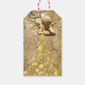 Weihnachtsgeschenke Tags Gold Engel Geschenkanhänger (Vorderseite)