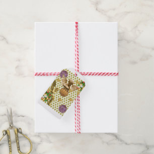 Weihnachtsgeschenke Tags Gold Engel Geschenkanhänger