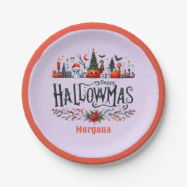 Weihnachtsgeschenke Tags Halloween Weihnachtsmashu Pappteller