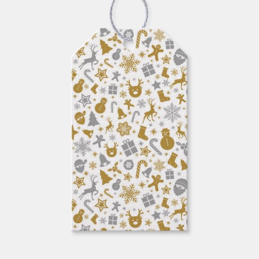 Weihnachtsgeschenke Tags - Modernes Lebkuchen Männ Geschenkanhänger (Vorderseite)