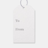 Weihnachtsgeschenke Tags - Modernes Lebkuchen Männ Geschenkanhänger (Rückseite)