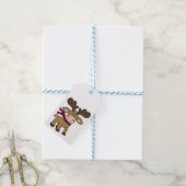 Weihnachtsgeschenke Tags - Raindeer Geschenkanhänger (Mit Garn)