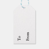 Weihnachtsgeschenke Tags - Raindeer Geschenkanhänger (Rückseite)