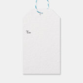 Weihnachtsgeschenke Tags - Rudolph Red Nose Geschenkanhänger (Rückseite)
