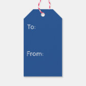 Weihnachtsgeschenke Tags Santa Elf Geschenkanhänger (Rückseite)