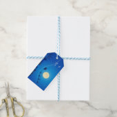 Weihnachtsgeschenke Tags/Santa und Sleigh Geschenkanhänger (Mit Garn)