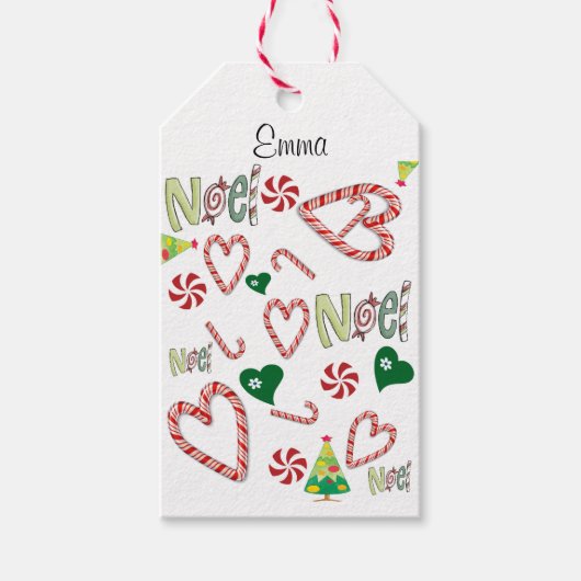 Weihnachtsgeschenke Tags Weihnachten Geschenkanhänger (Vorderseite)