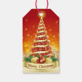 Weihnachtsgeschenke Tags/Weihnachtsbaum Geschenkanhänger (Rückseite)