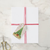 Weihnachtsgeschenke Tags/Weihnachtsbaum Geschenkanhänger (Mit Garn)