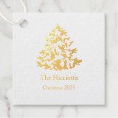 Weihnachtsgeschenke Tags, Weihnachtsbaum-Tag Geschenkanhänger (Vorderseite)
