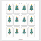 Weihnachtsgeschenke Tags Weihnachtsgeschenke Weihn Aufkleber (Blatt)