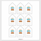 Weihnachtsgeschenke Tags Weihnachtsgeschenke Weihn Aufkleber (Blatt)