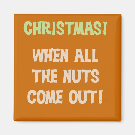 Weihnachtsgeschenke und Geschenke Magnet (Vorne)