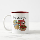 Weihnachtsgeschenke und Geschenke Zweifarbige Tasse (Links)