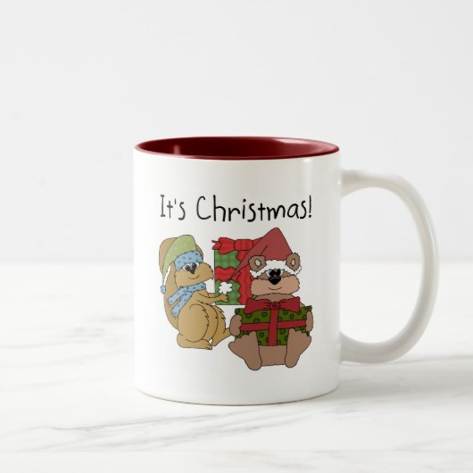 Weihnachtsgeschenke und Geschenke Zweifarbige Tasse (Rechts)