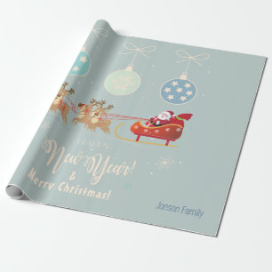 Weihnachtsgeschenke und Ihre Wünsche, personalisi Geschenkpapier