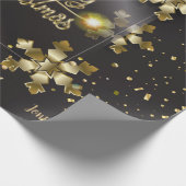Weihnachtsgeschenke und Ihre Wünsche Persönlich Geschenkpapier (Ecke)