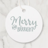 Weihnachtsgeschenke und Liebesmarken Geschenkanhänger (Rückseite)