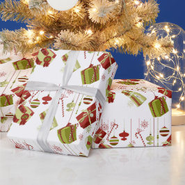 Weihnachtsgeschenke und Ornamente Umschlagpapier Geschenkpapier
