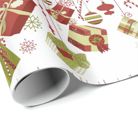 Weihnachtsgeschenke und Ornamente Umschlagpapier Geschenkpapier (Rolleneckpunkt)