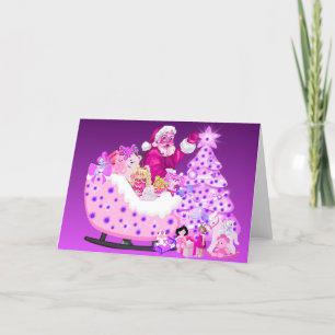 Weihnachtsgeschenke und Spielzeug - Grußkarte Karte