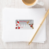 Weihnachtsgeschenke und Weihnachtsschilder Adressaufkleber (Insitu)