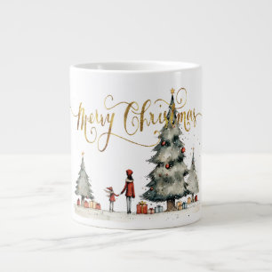 Weihnachtsgeschenke unter dem Baum Jumbo-Tasse