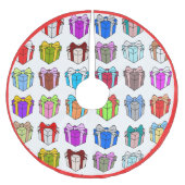 Weihnachtsgeschenke unter dem Weihnachtsbaum Polyester Weihnachtsbaumdecke (Vorderseite)