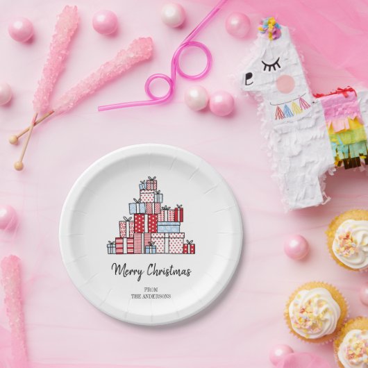 Weihnachtsgeschenke Urlaubspapiere Teller (Party)