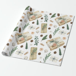 Weihnachtsgeschenke Vintage Art Wrapping Paper Geschenkpapier