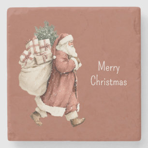 Weihnachtsgeschenke vom Weihnachtsmann Steinuntersetzer